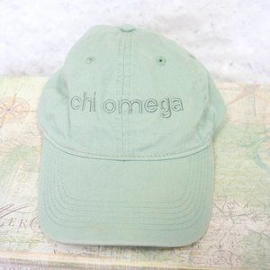 Chi Omega Sorority Embroidered Hat